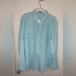 NWOT Calvin Klein Blue Casual Button Down Shirt